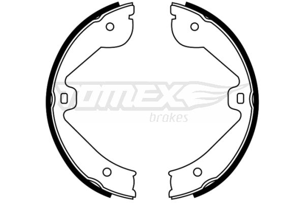 Obrázok Sada brzdových čeľustí TOMEX Brakes  TX2267